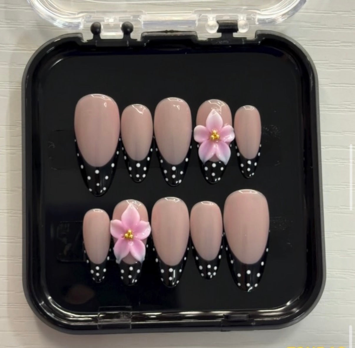 Polkadot Flower Scene